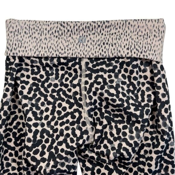 Lululemon Wunder Under Crop II Ace Spot Grain Black/Dottie Dash Grain Black - Picture 6 of 12